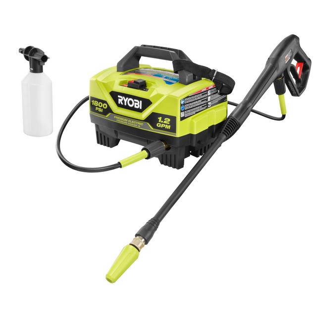 1800 PSI 1.2 GPM Electric Pressure Washer
