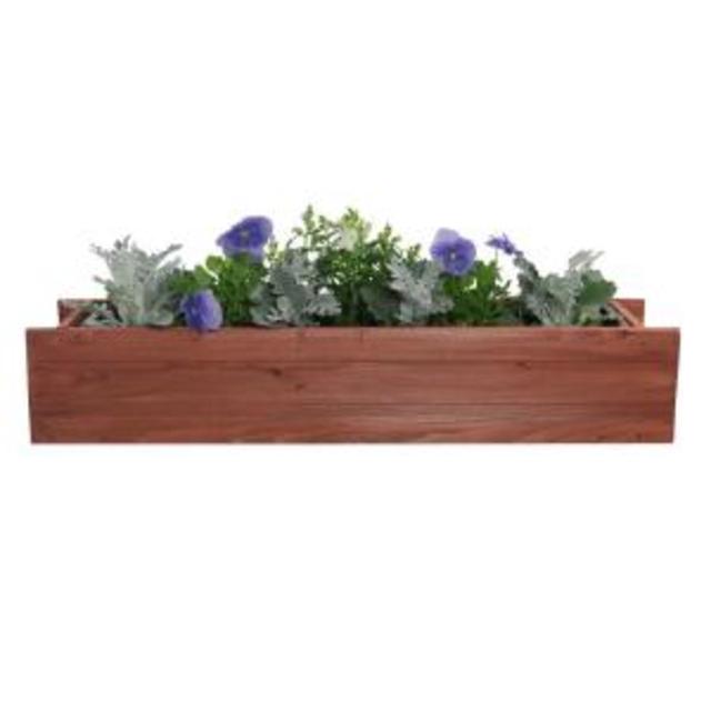 30 in. x 7 in. Wood Window Box