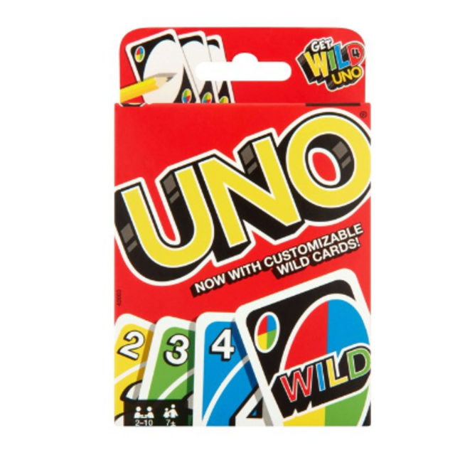 UNO Color & Number Matching Card Game