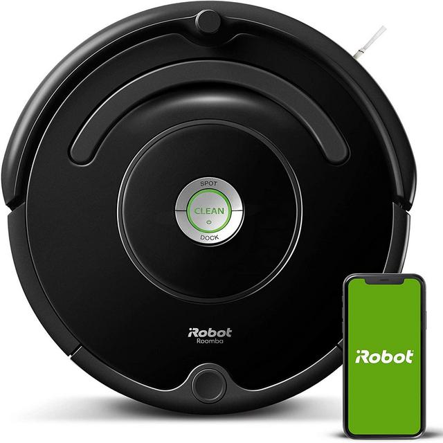 iRobot Roomba 675 Robot Vacuum-Wi-Fi Connectivity, Works with Alexa, Good for Pet Hair, Carpets, Hard Floors, Self-Charging