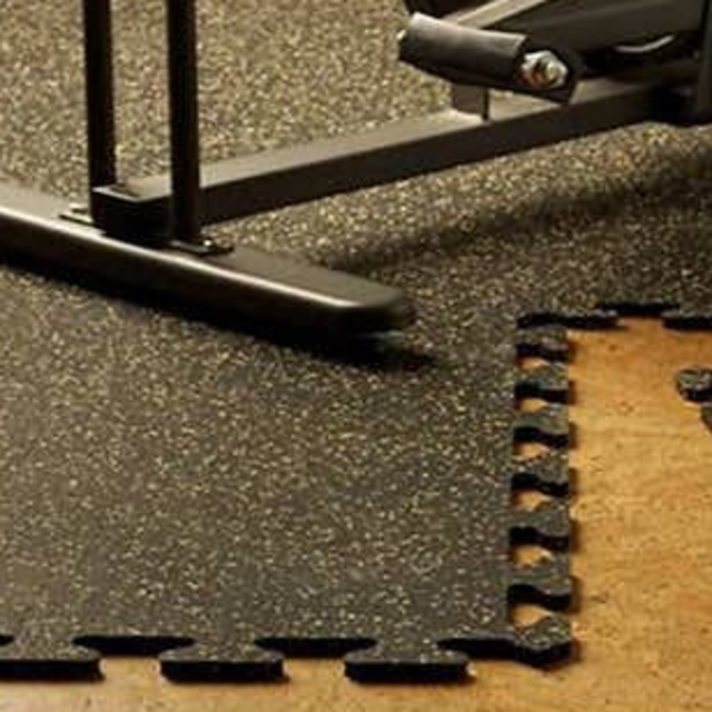 EZ Flex Interlocking Recycled Rubber Floor Tiles by Mats Inc.