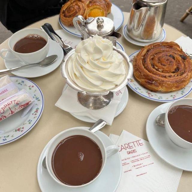 Hot Chocolate at Carette