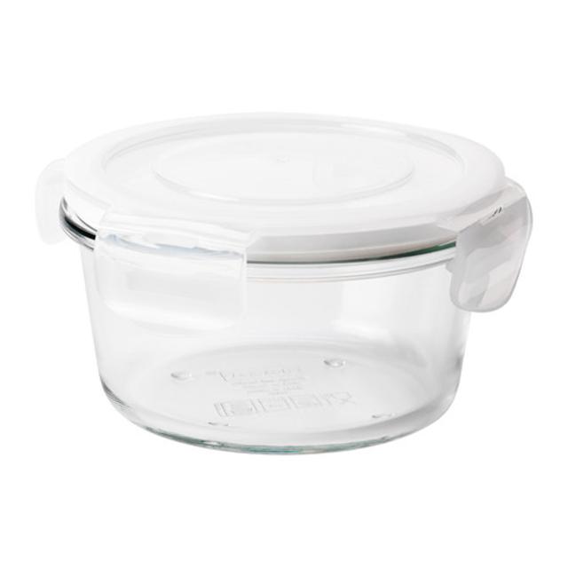 FÖRTROLIG Food container, clear glass