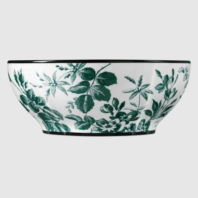 Herbarium Verde Porcelain Salad Bowl