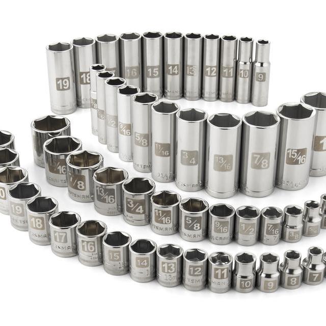 Craftsman 52 pc. Socket Set, 6 pt. Std. and Deep, 3/8 in. Dr.