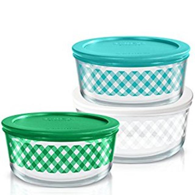 Pyrex 4-cup Storage With Lids