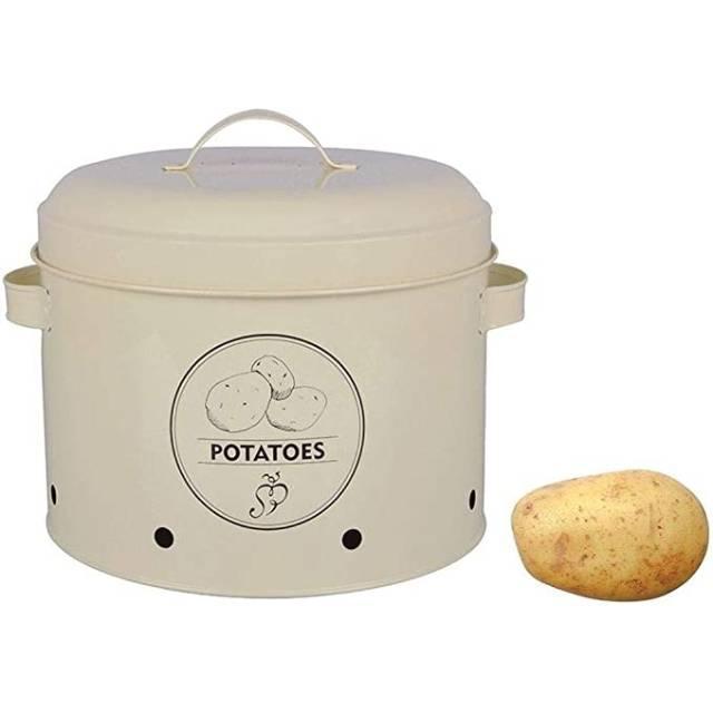Esschert Design Potato Storage Tin, Metal