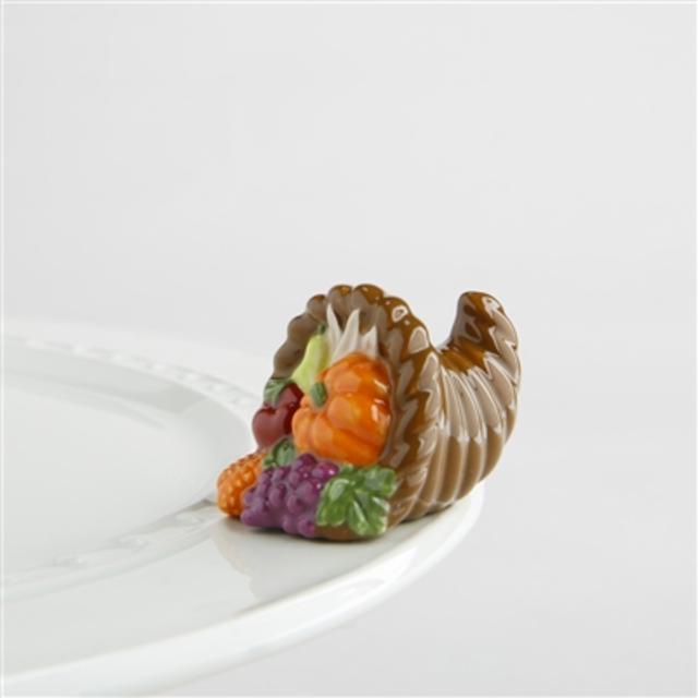 Nora Fleming "Autumn's Bounty" Cornucopia Mini