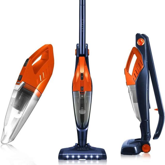 Cordless Vacuum, ORFELD Stick Vacuum Cleaner 4 in 1 Lightweight, Upright Vacuum Cleaner, Up to 40 Mins Runtime, Excellent for Hardwood Floor Carpet Pet Hair Car