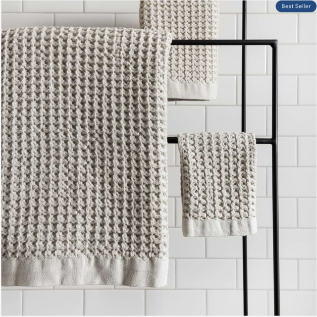 Waffle Bath Sheet Set