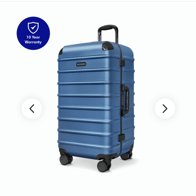 Check-In bag in blue for Brittany