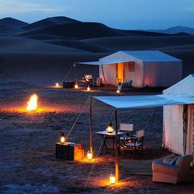 Night of Desert Camping