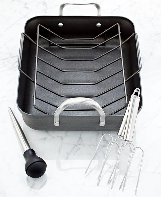Calphalon Contemporary 16" Nonstick Roaster with Roasting Rack