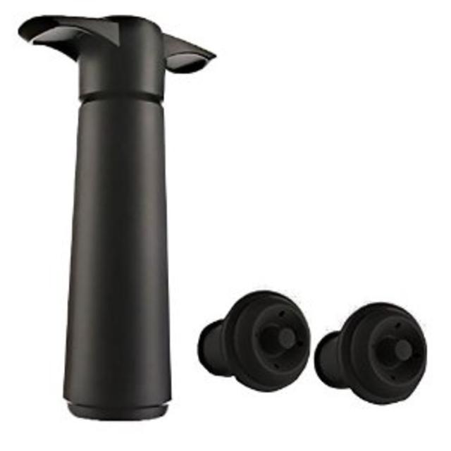 Vacu Vin Wine Saver Pump with 2 x Vacuum Bottle Stoppers