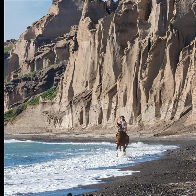 Horseback on Santorini