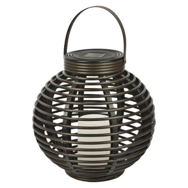 Threshold™ Rattan Solar Lantern (Medium)