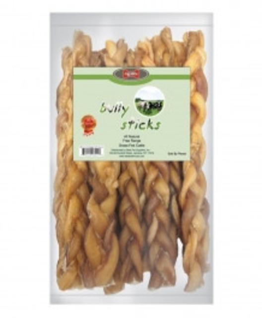 Gigabite Braided Bully Sticks 12"- 1 lb Bag