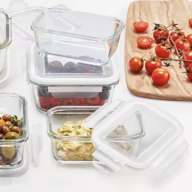 Martha Stewart Collection 12-Pc. Glass Food Storage Set, Created for Macy's