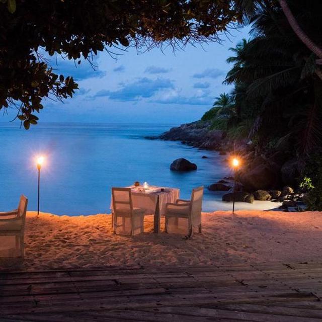 Dinner in Seychelles