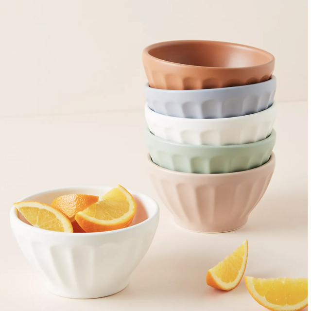Matte Latte Bowls, Set of 6