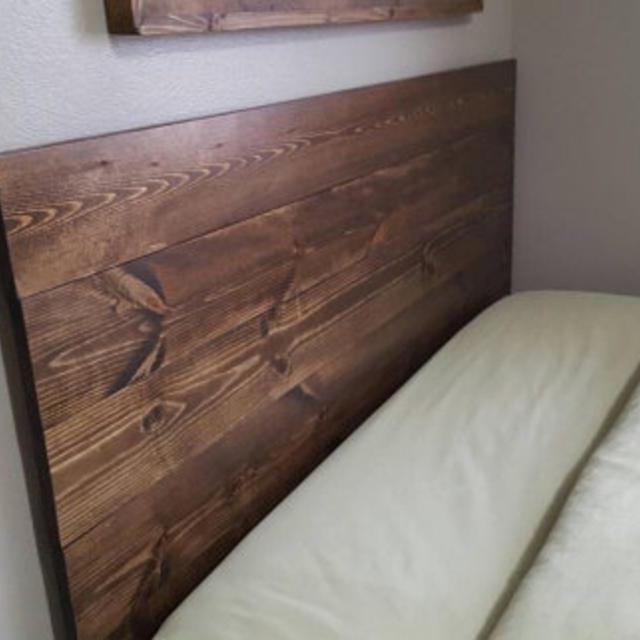 Queen, twin size, king, full planked wood headboard, rustic headboard, custom headboard, bed headboard, Wall hanging headboard kit
