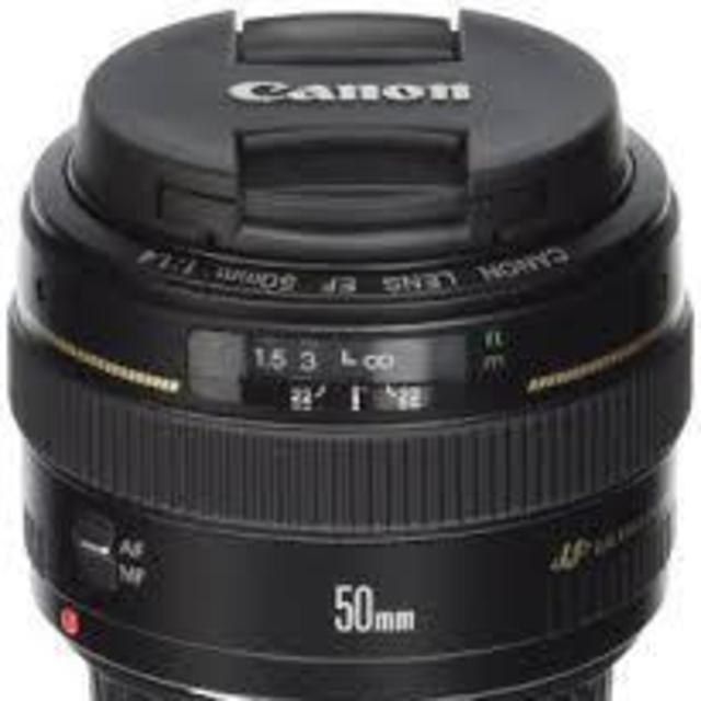 Canon EF 50mm f/1.4 USM Standard & Medium Telephoto Lens for Canon SLR Cameras - Fixed