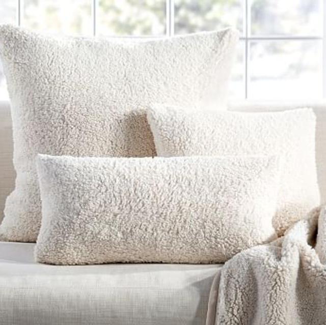 Faux Sheepskin Pillow Covers