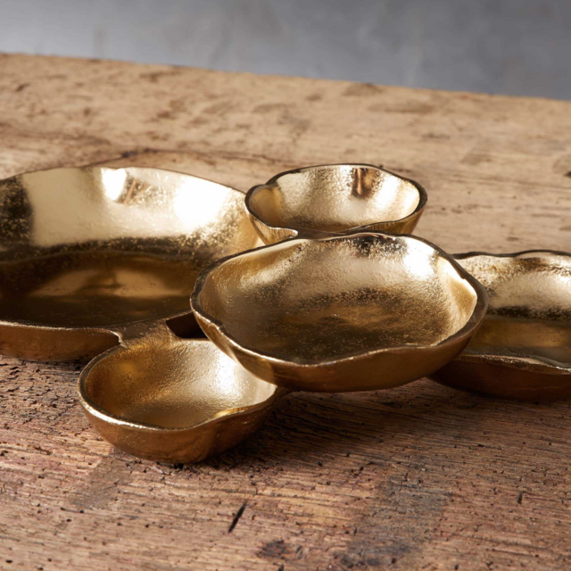 Klasa Small Dark Gold Platter