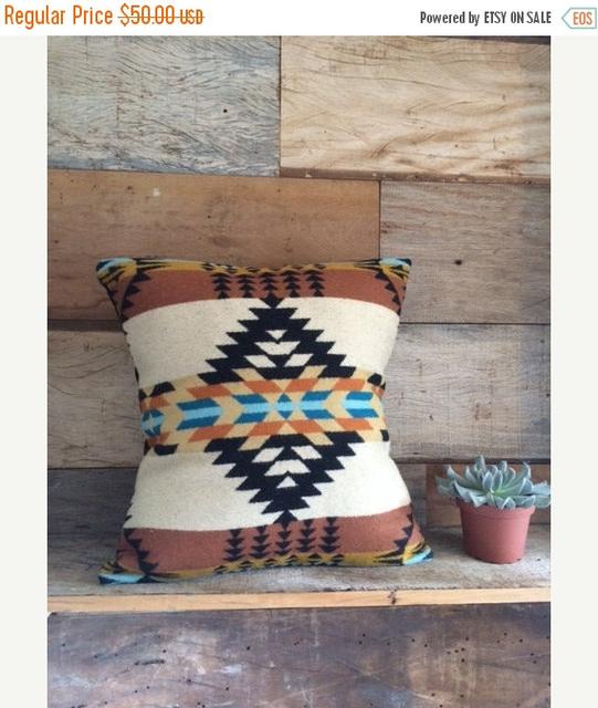 Pendelton Pillow on Etsy