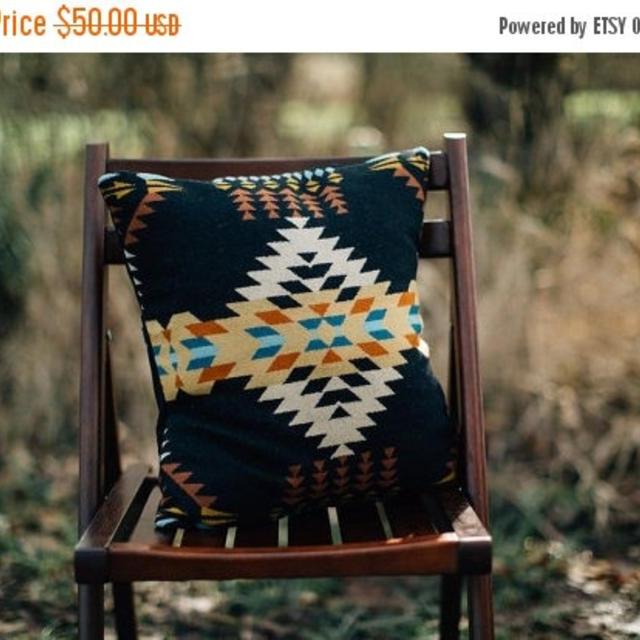 Pendleton Pillow on Etsy