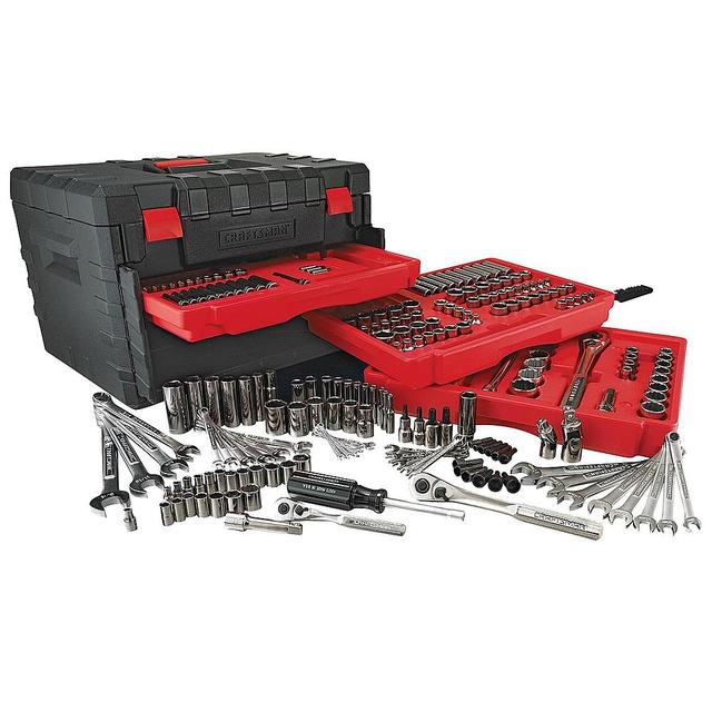 Craftsman 258-Piece Mechanics Tools Set with 3 Drawer Case