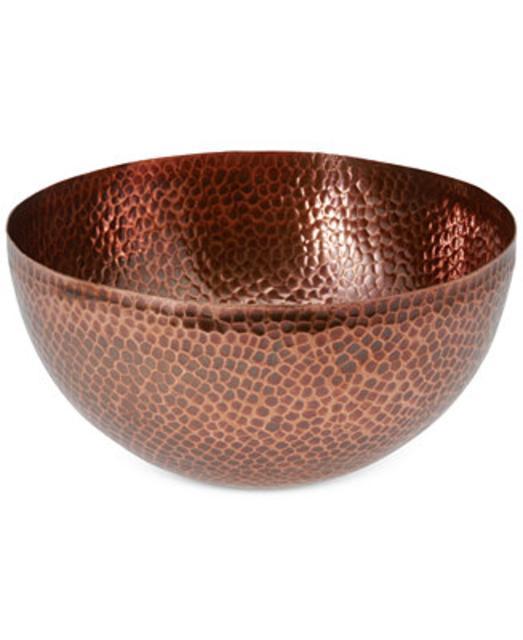 Hammered Copper Medium Bowl