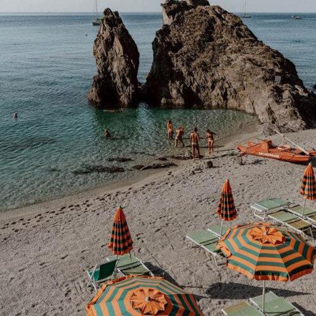 A Beach Day at Monterosso Beach
