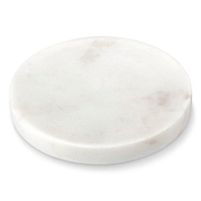 Marble Soap Dish - White