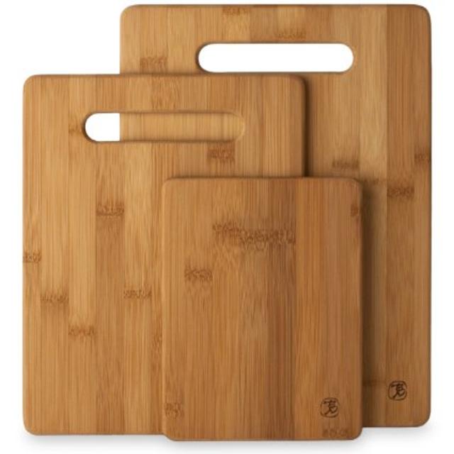 Totally Bamboo 3-Piece Bamboo Cutting Board Set