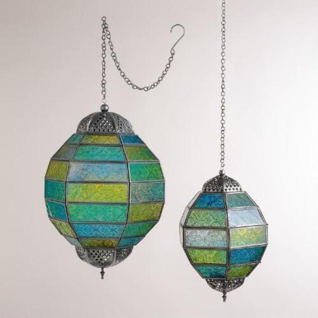 Cool Multicolor Globe Hanging Lantern