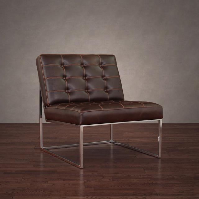 Brooklyn Vintage Tobacco Leather Lounger