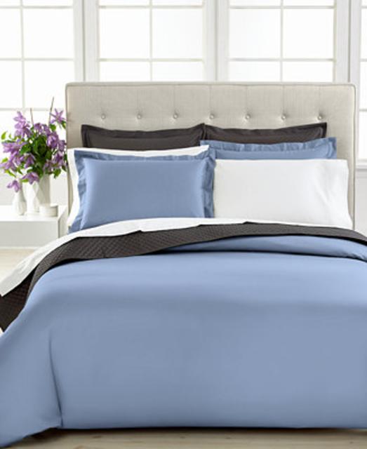 Charter Club Damask Solid 500 Thread Count Pima Cotton Duvet Cover