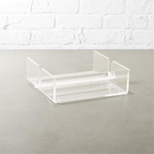acrylic napkin holder