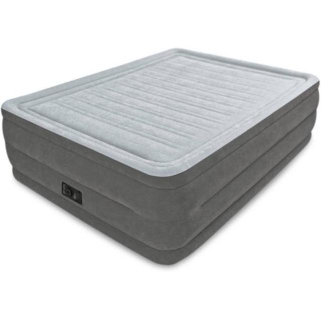 Intex Queen 22" DuraBeam High Rise Airbed Mattress with Built-in Pump