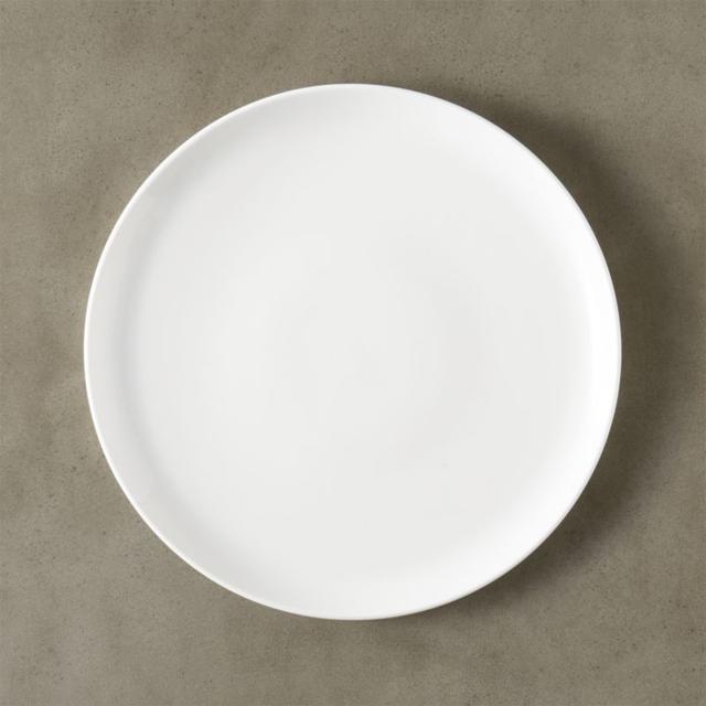 contact white dinner plate