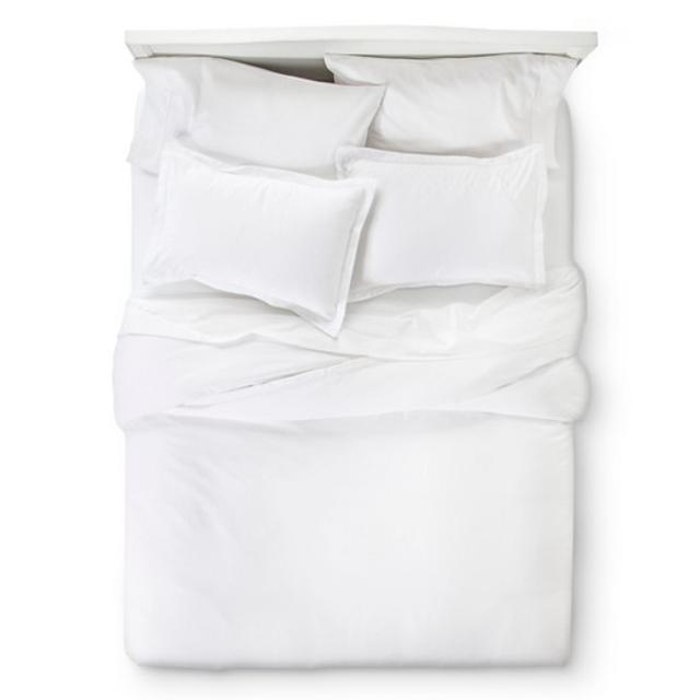 Product description page - 400 Thread Count Hemstitch Solid Duvet Cover Set