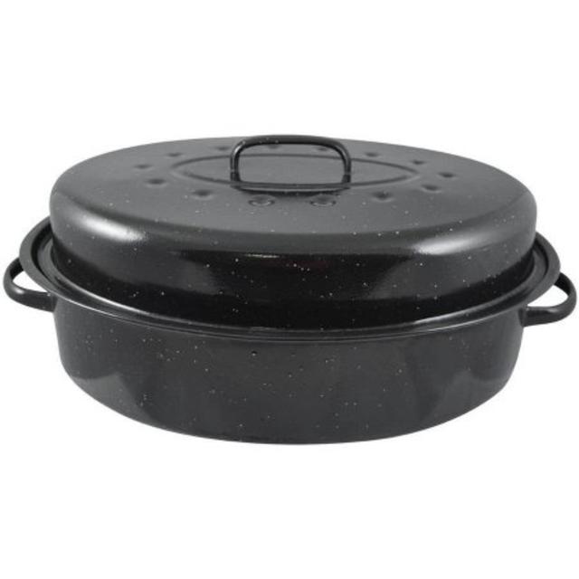 15" Enamel Roaster
