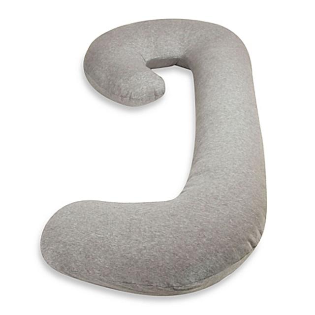 Leachco® Snoogle® Chic Jersey Total Body Pillow in Heather Grey