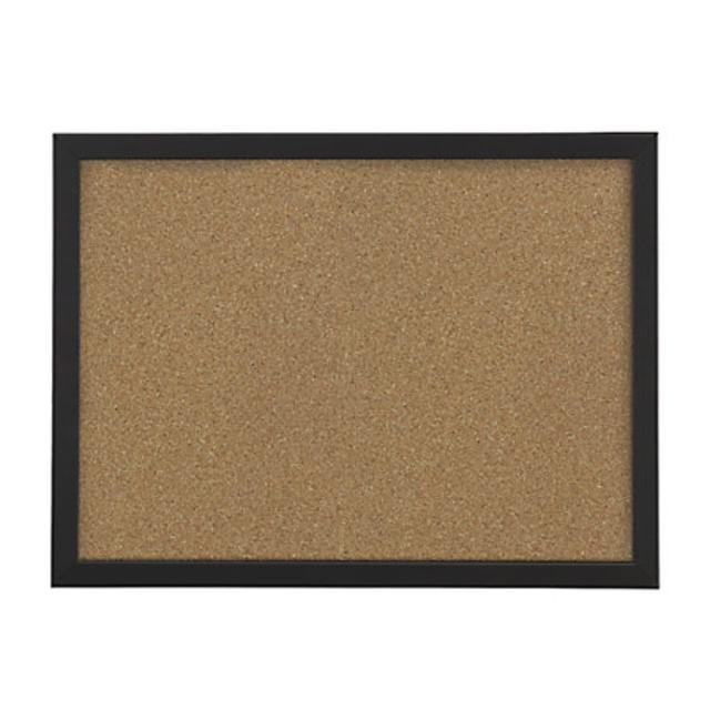 FORAY™ Cork Board, 24" x 36", Natural Cork, Black Décor Frame 						        														 					Item # 																																	961609