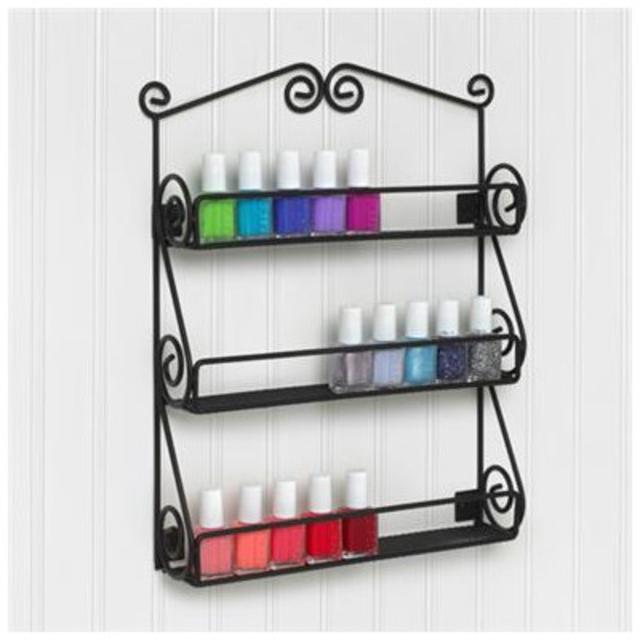 Scroll Wall Mount Nail Polish Holder                        by                    Spectrum Diversified