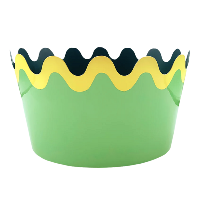 Scallop Planter, Light Green, Large