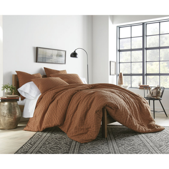 Linden Street Comforter Set - QUEEN, SIERRA BROWN