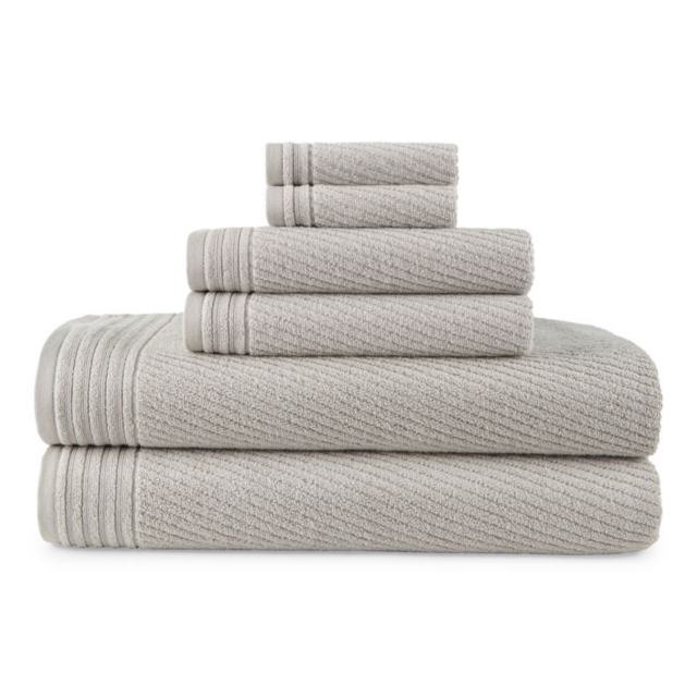 Linden Street Washcloth - Vapor Gray
