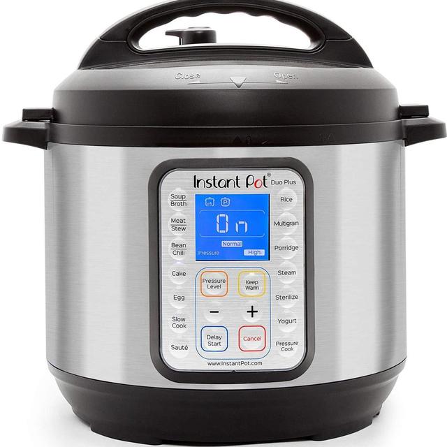 Instant Pot Duo Plus 9-in-1 Electric Pressure Cooker, Sterilizer, Slow Cooker, Rice Cooker, Steamer, Sauté, Yogurt Maker, and Warmer, 6 Quart, 15 One-Touch Programs